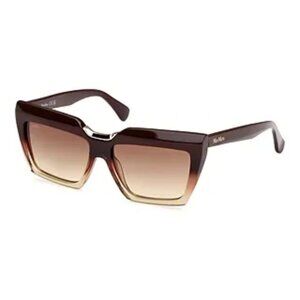 NEW MAX MARA SUNGLASSES, MM0137 50F BROWN WOMEN EYEWEAR